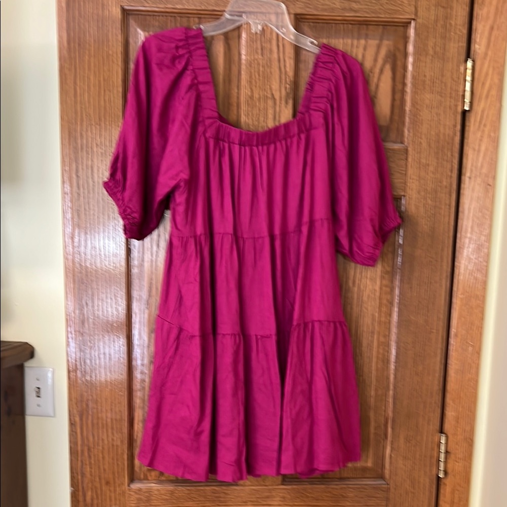 Elegant Pink Women's Dress